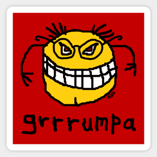 grrrumpa (in yellow) Magnet